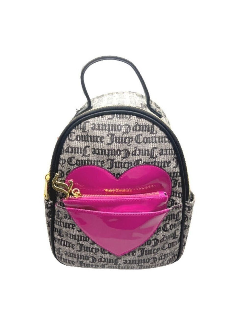 Juicy Couture Mini Backpack Gothic Status Black Whole Lotta Love
